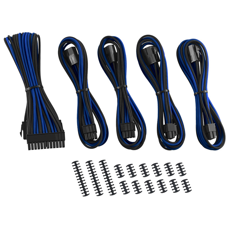 CableMod Classic ModMesh Cable Extension Kit - 8+8 Series - black/blue