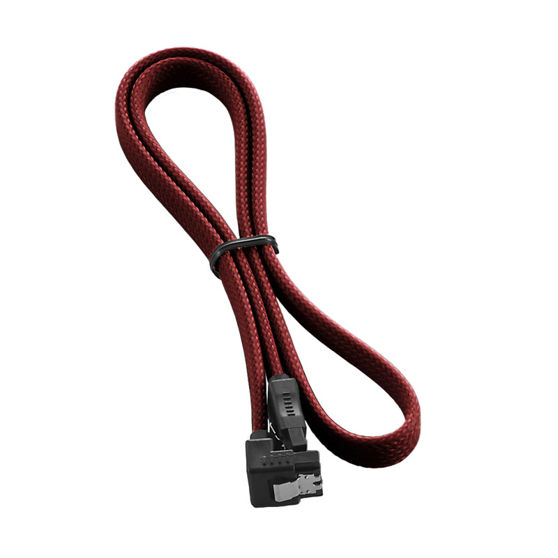 CableMod ModMesh Right Angle SATA 3 Cable 60cm - blood red