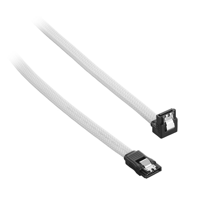 CableMod ModMesh Right Angle SATA 3 Cable 60cm - white