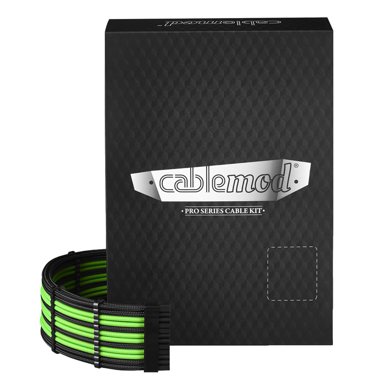 CableMod PRO ModMesh C-Series AXi, HXi RM Cable Kit - black/light green