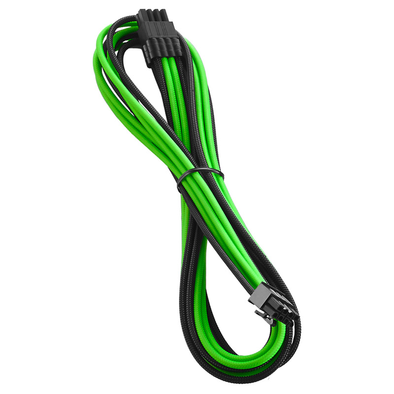 CableMod C-Series PRO ModMesh 8-Pin PCIe Kabel, Corsair RMi/RMx/RM (Black Label) - Black/Light Green