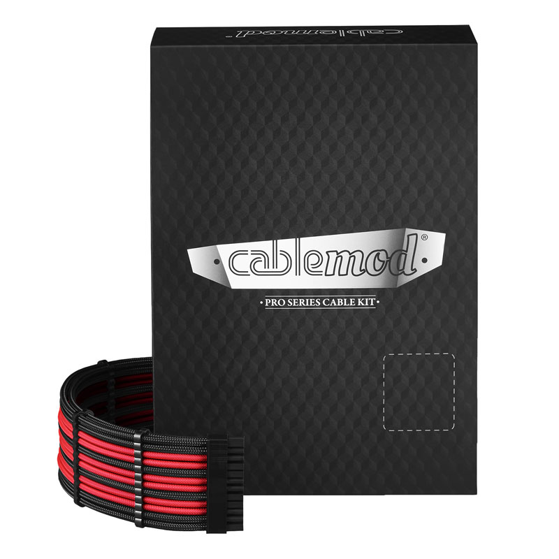 CableMod PRO ModMesh C-Series RMi RMx Cable Kit - black/red
