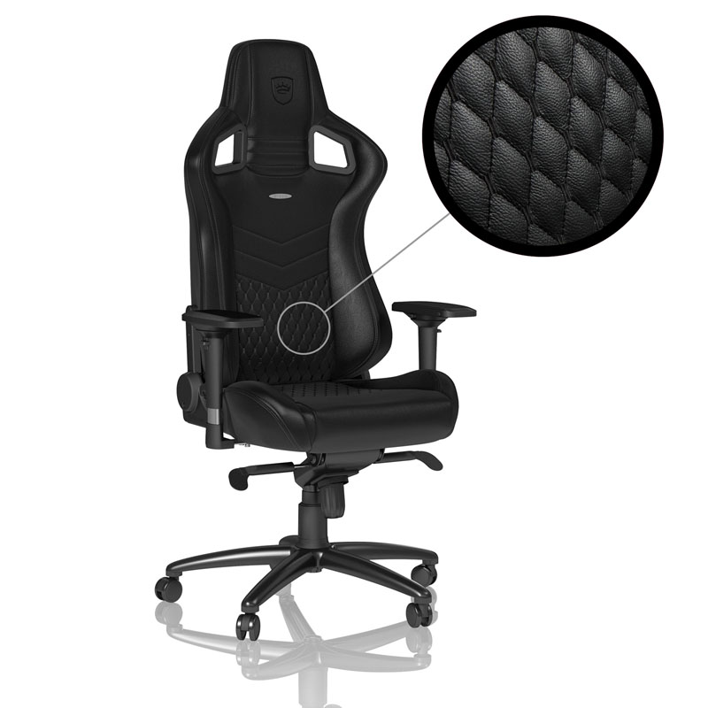 noblechairs EPIC Real Leather Black/Black