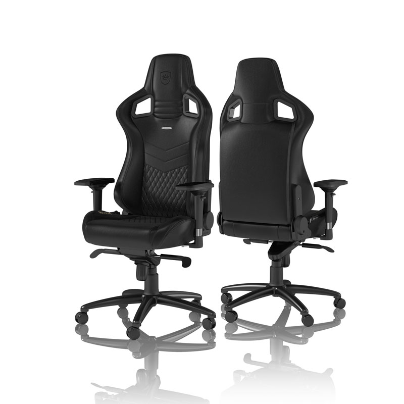 noblechairs EPIC Real Leather Black/Black